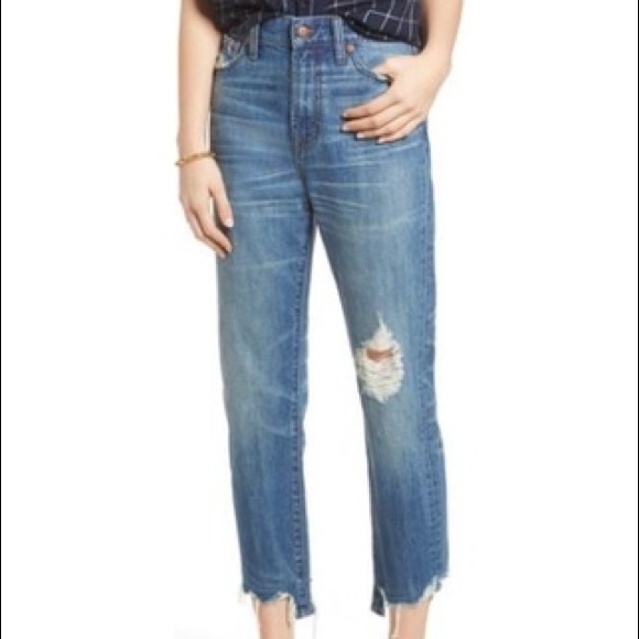 Madewell Denim - NWT MADEWELL “Perfect Summer Jean” Frayed Jeans
